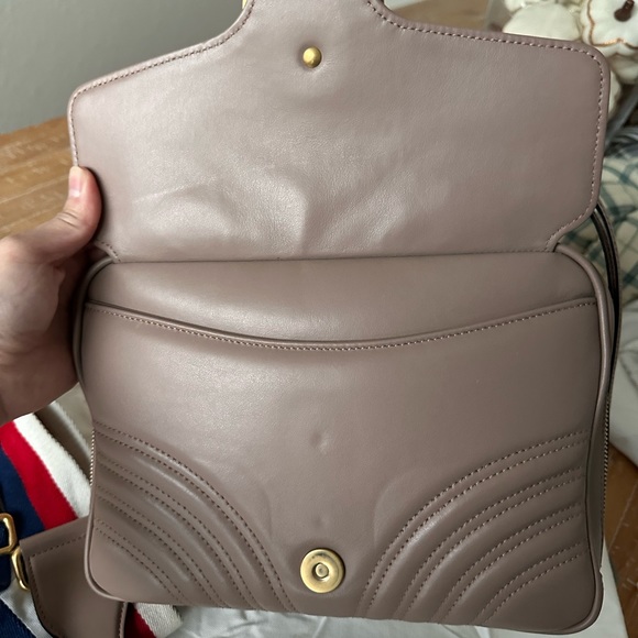 Gucci Marmont  Zip Around Top Handle Lady Web strap - Picture 12 of 16